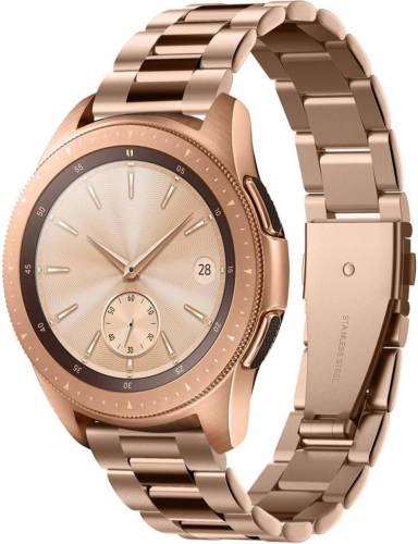 Spigen Modern Fit Steel Watch Band Voor De Samsung Galaxy Watch 42 Mm - Rosé Goud