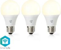 Nedis Wi-Fi Smart LED-Lamp | Warm Wit | E27 | 3-Pack