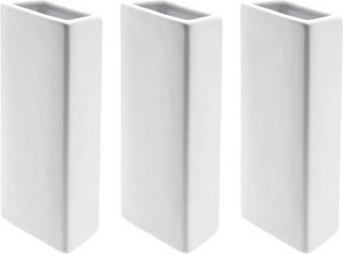 Merkloos 3x Radiator luchtbevochtigers wit 21 cm - Verdamper