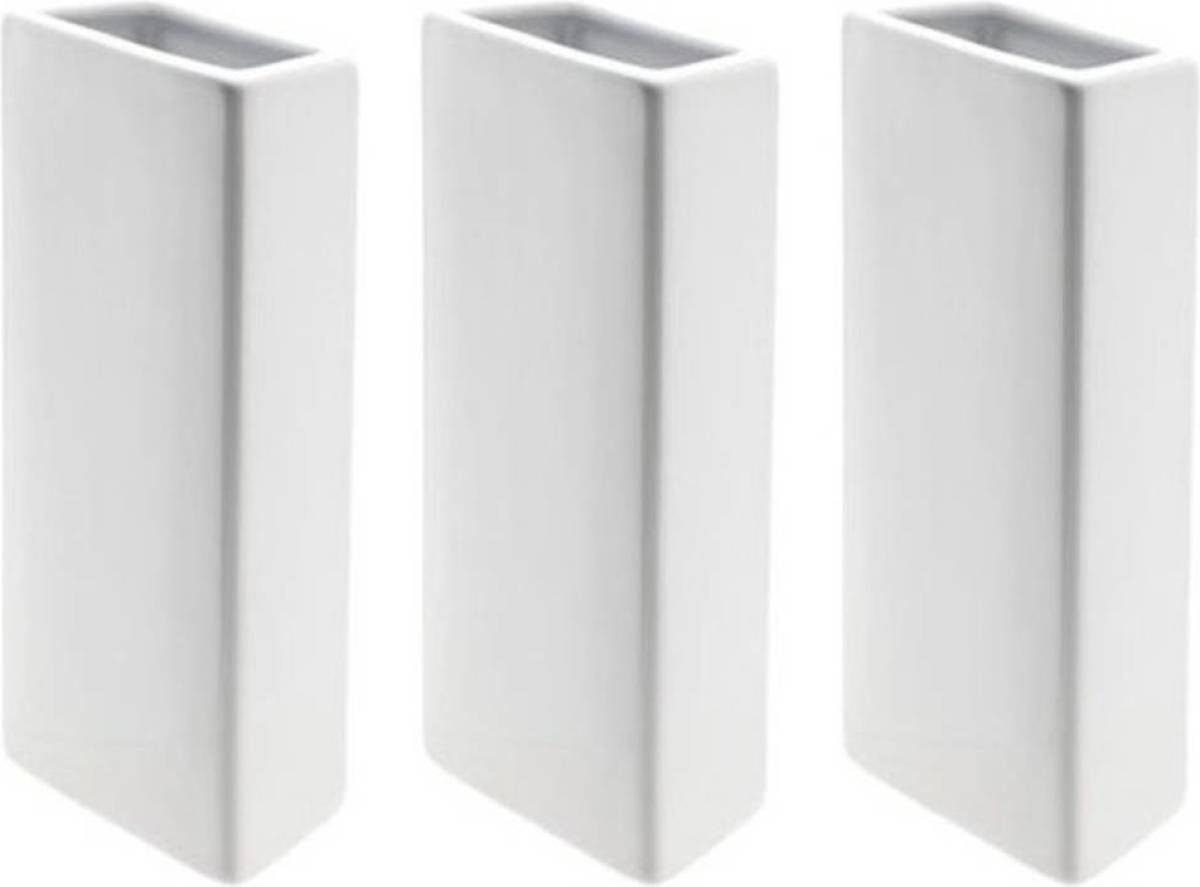 Merkloos 3x Radiator luchtbevochtigers wit 21 cm - Verdamper