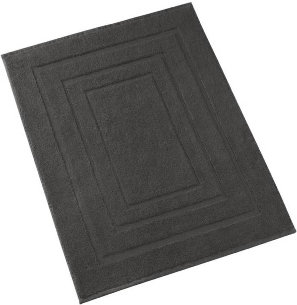 De Witte Lietaer Pacifique badmat - 100% katoen - Badmat (60x100 cm) - Ebony