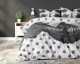 DreamHouse Bedding Romance Silver 2-persoons (200 x 220 cm + 2 kussenslopen) Dekbedovertrek