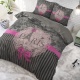 DreamHouse Bedding I Love Paris Pink Lits-jumeaux (240 x 220 cm + 2 kussenslopen) Dekbedovertrek