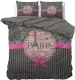 DreamHouse Bedding I Love Paris Pink Lits-jumeaux (240 x 220 cm + 2 kussenslopen) Dekbedovertrek