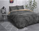 Sleeptime Elegance Double Face Beauty - Antraciet/Taupe Lits-jumeaux (240 x 220 cm + 2 kussenslopen) Dekbedovertrek