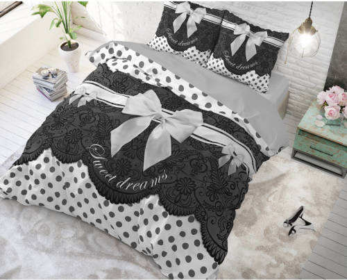 DreamHouse Bedding Romance Silver 2-persoons (200 x 220 cm + 2 kussenslopen) Dekbedovertrek