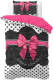 DreamHouse Bedding Romance Pink 1-persoons (140 x 220 cm + 1 kussensloop) Dekbedovertrek