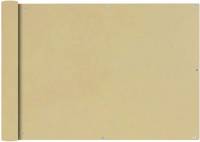 VidaXL Balkonscherm Oxford textiel 75x600 cm beige