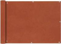 VidaXL Balkonscherm Oxford textiel 75x400 cm terracotta
