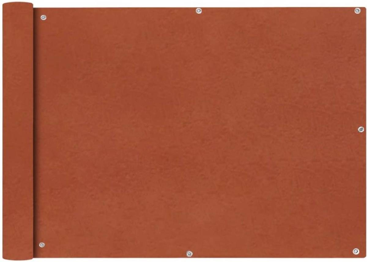 VidaXL Balkonscherm Oxford textiel 75x400 cm terracotta