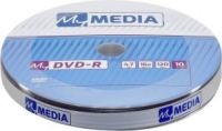 1x10 MyMedia DVD-R 4.7GB 16x Speed mat zilver wrap