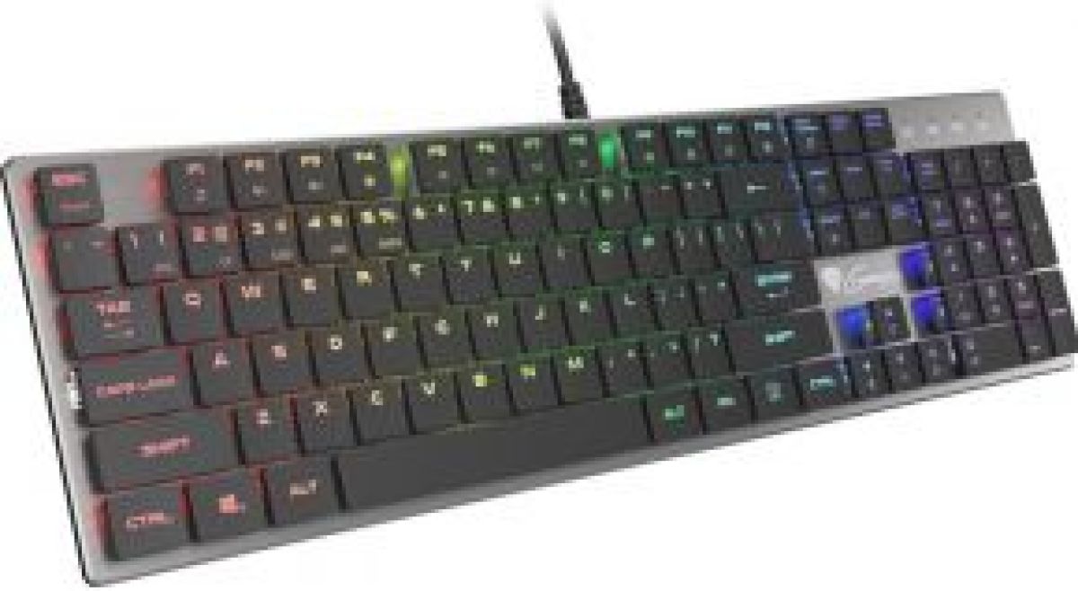 Natec Genesis NKG-1587 toetsenbord USB AZERTY Amerikaans Engels Zilver