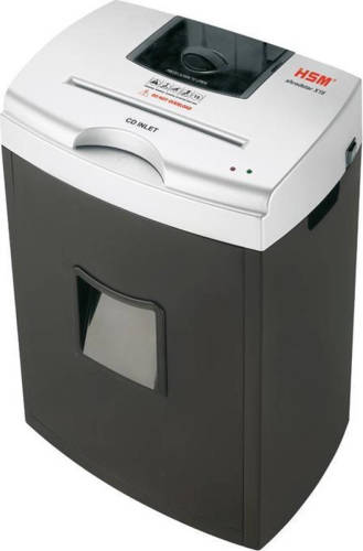HSM X15 papiervernietiger Deeltjesversnippering 57 dB 23 cm Zilver, Wit