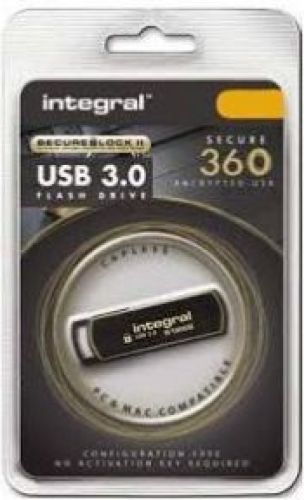 Integral INFD128GB360SEC3.0 USB flash drive 128 GB USB Type-A 3.2 Gen 1 (3.1 Gen 1) Zwart, Goud