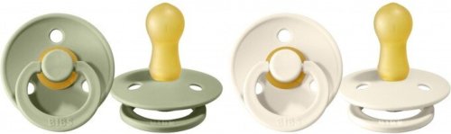 BIBS Fopspeen 2 Boy Sage Ivory 2 stuks