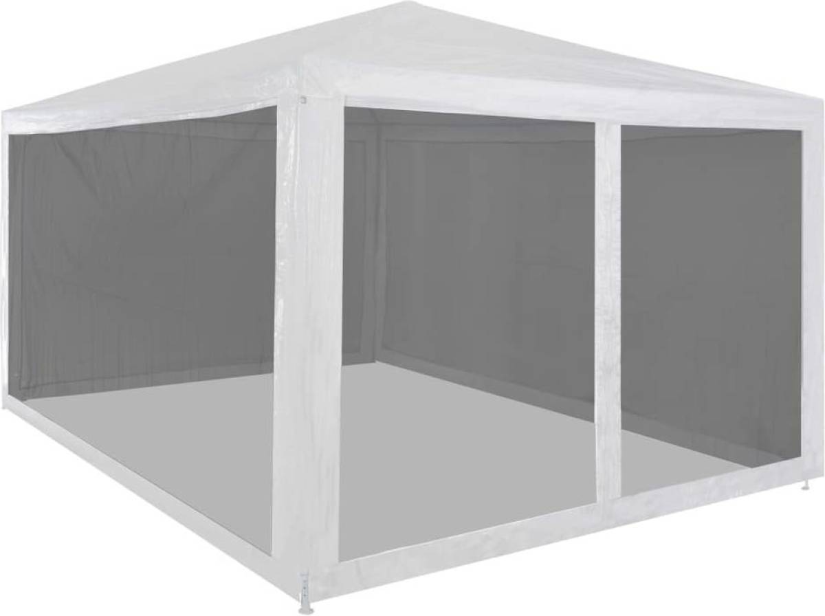 VidaXL Partytent met 4 mesh zijwanden 4x3 m