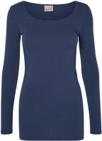 VERO MODA T-shirt VMMAXI met biologisch katoen donkerblauw