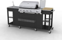 VidaXL Buitenkeuken Montana 4 branders