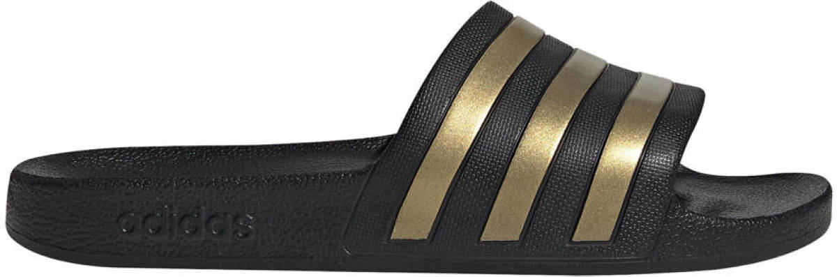 adidas Performance Adilette Aqua slippers zwart/geel