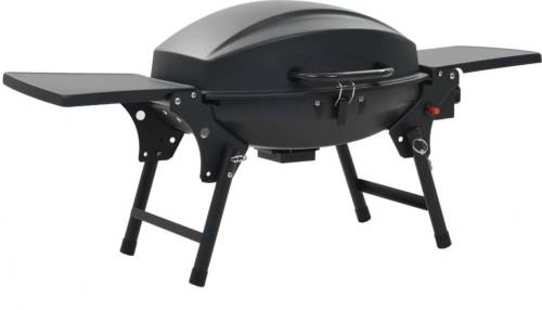 VidaXL Gasbarbecue met kookzone zwart