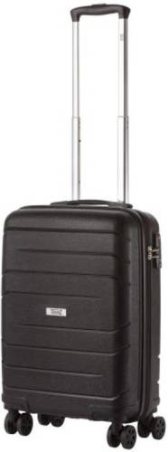 TravelZ Big Bars handbagagekoffer - 55cm Trolley met dubbele wielen - TSA slot - Zwart