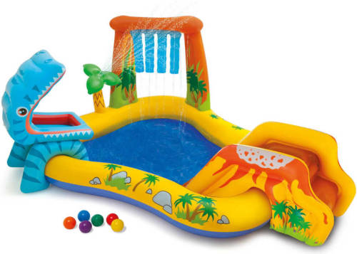 Intex Opblaaszwembad Dinosaur Play Center 249x191x109 cm 57444NP