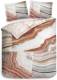 Heckett & Lane dekbedovertrek Kimi - Terra Rose - Lits-jumeaux 240x200/220 cm