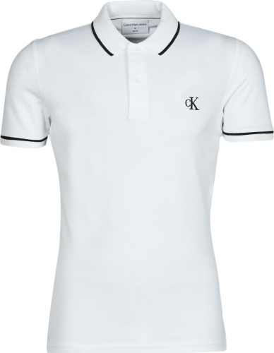 Polo Shirt Korte Mouw CALVIN KLEIN JEANS  TIPPING SLIM POLO