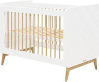 Bopita ledikant Paris (60x120) Wit/Eiken