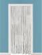 Merkloos Vliegengordijn/deurgordijn PVC spaghetti wit - 90 x 220 cm - Insectenwerende vliegengordijnen