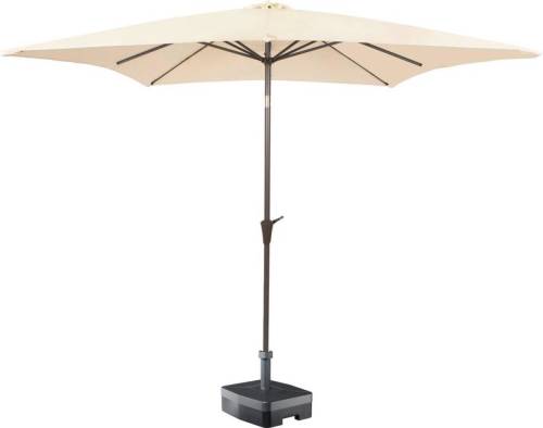 Kopu ® vierkante parasol Altea 230x230 cm - Naturel