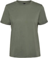 VERO MODA T-shirt van biologisch katoen groen