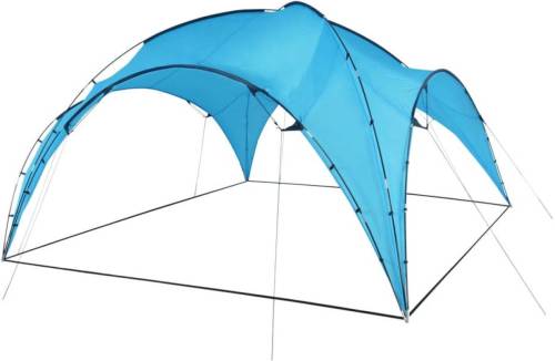 VidaXL Partytent boog 450x450x265 cm lichtblauw