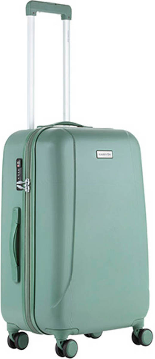 CarryOn Skyhopper Reiskoffer 68 cm TSA Reistrolley met OKOBAN Dubbele wielen Olijf