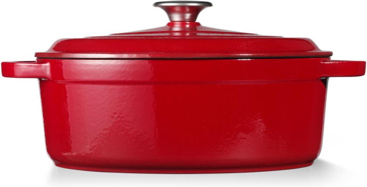 Cuisinova braadpan ovaal - 23 x 29 cm - rood