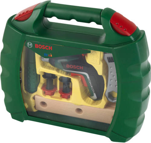 Theo Klein Bosch speelgoed gereedschapskoffer met Ixolino accuschroevendraaier