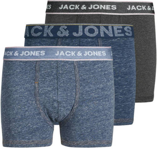 Jack & Jones JUNIOR boxershort - set van 3 donkerblauw