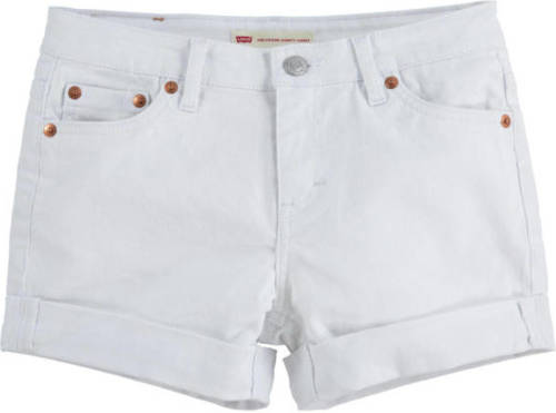 Levi's Kids Girlfriend loose fit jeans short white001