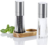AdHoc Peper en Zoutmolen Set Menage Crystal (2-Delig)