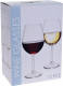 Merkloos 12x Wijnglazen/drinkglazen transparant set 430/580 ml - 12-delig