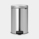 Brabantia newIcon pedaalemmer 20 l - Matt Steel