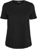 VERO MODA T-shirt van biologisch katoen zwart