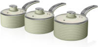 Swan SWPS3020GN Retro Pannenset Groen