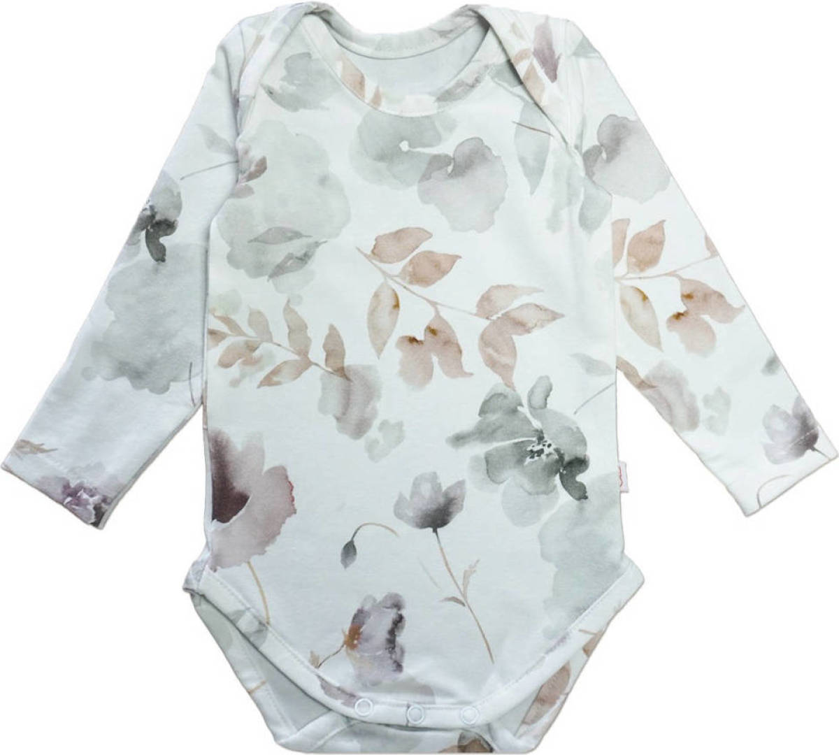 Yumi Baby romper Magnolia off white/lichtbruin/lichtgrijs
