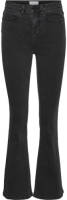 NOISY MAY high waist flared jeans NMSALLIE dark grey denim