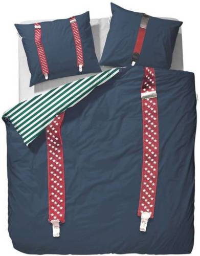 Covers en Co Covers & Co dekbedovertrek Thom - Navy - 2-Persoons 200x200/220 cm