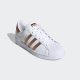 adidas Originals Superstar sneakers wit/koper