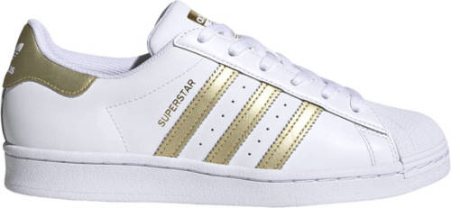adidas Originals Superstar sneakers wit/goud
