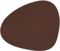 LIND DNA Placemat Leer Nupo Donkerbruin