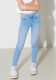 KIDS Only skinny jeans Royal met biologisch katoen light denim